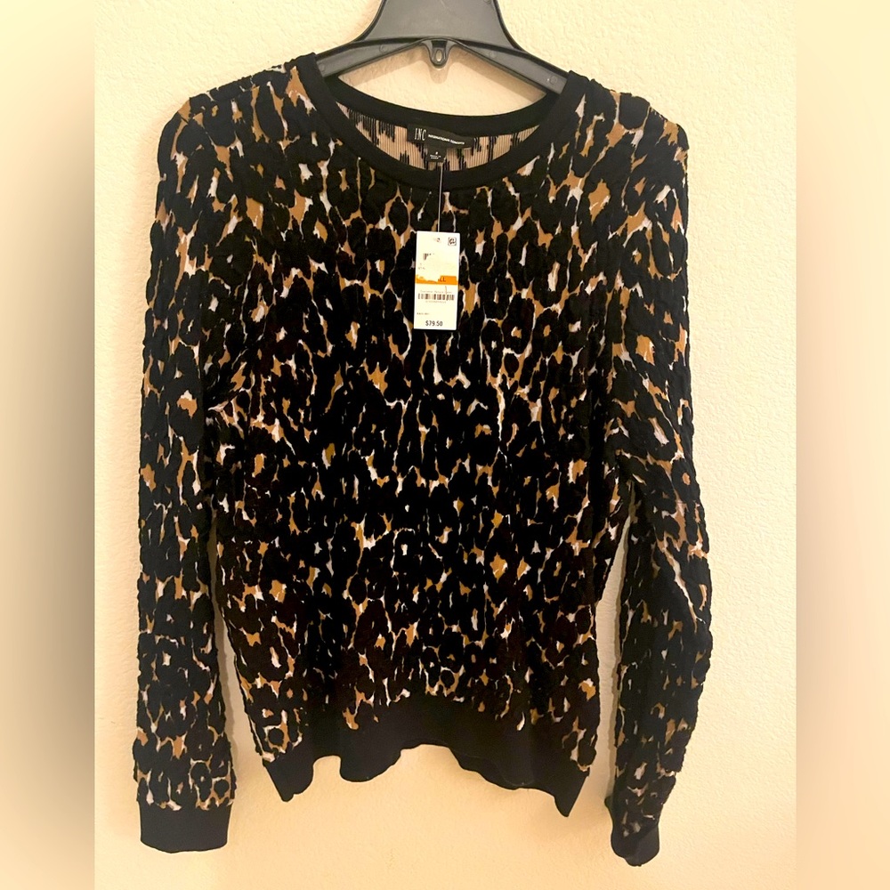 INC International Concept Cheetah Print, Small